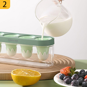 Food Grade Homeuse DIY Ice Cream Popsicle Molds Silicone Ice Cream Mould