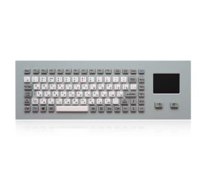  Silicone Keys Waterproof IP65 Wired Industrial Keyboard With Touchpad Manufactures