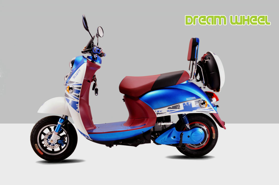 Pedal Assisted Scooter 500W 60V Dc Hub Motor , Two Wheeled Moped Electric Scooter