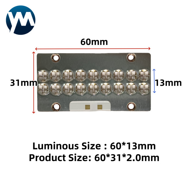 180W splicing curing module from china cob 365nm 395nm for UV Curing