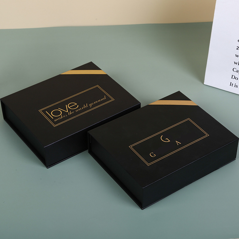 Dekun Manufacture Customized Colored Rigiding Clamshell Perfume Cosmetics Boxes With Logo