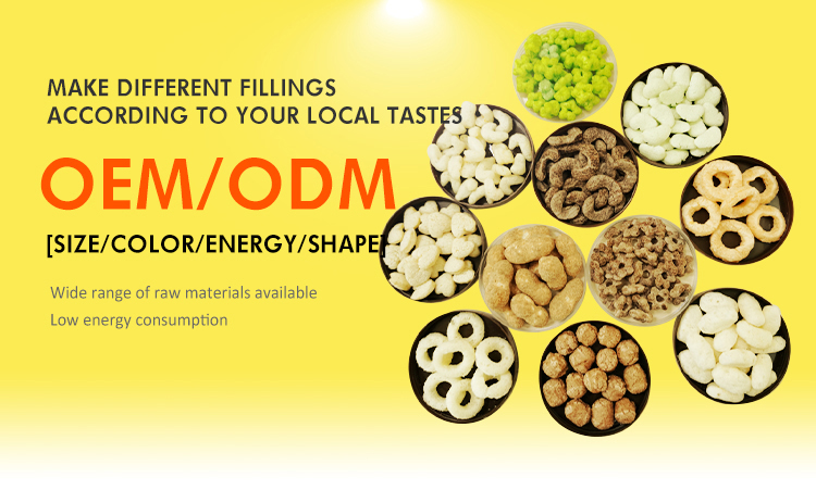 23*3*3m Twin Screw Extruder Puffed Corn Rice Puffing Chips Snacks Food Making Machine