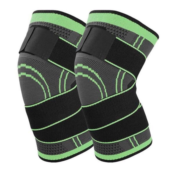 Custom Breathable Nylon Knee Sleeve Support Brace for Adjustable Grey Knee