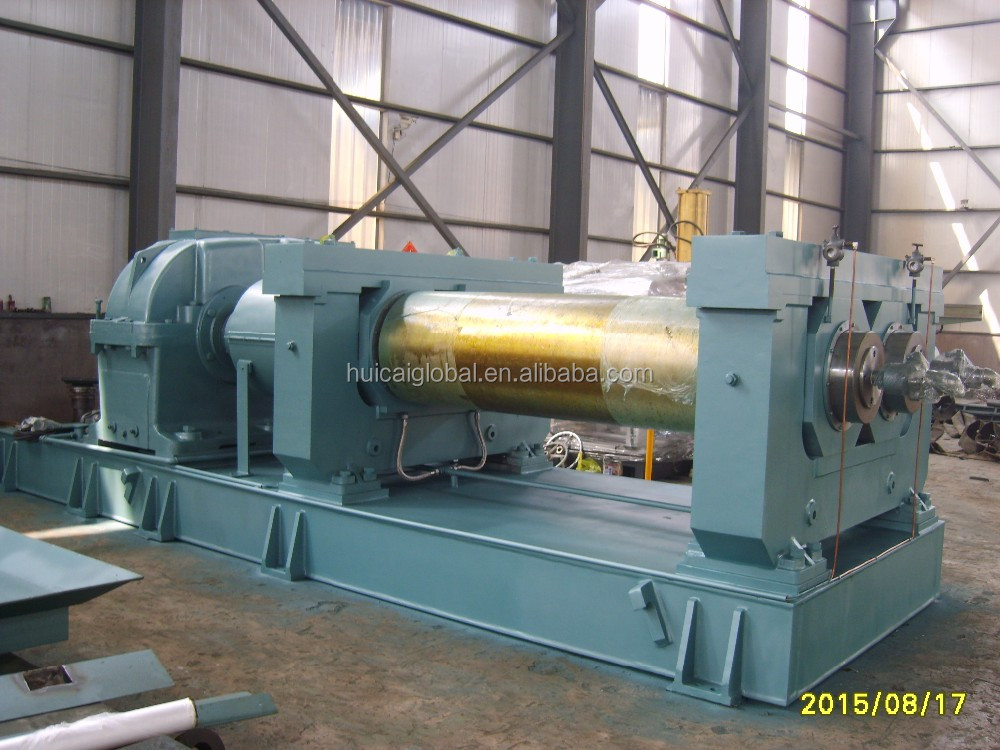 XK-400 Raw Rubber Mixing Mill Rubber Two Roll Mill Open Mixer with 55kW Electric Motor