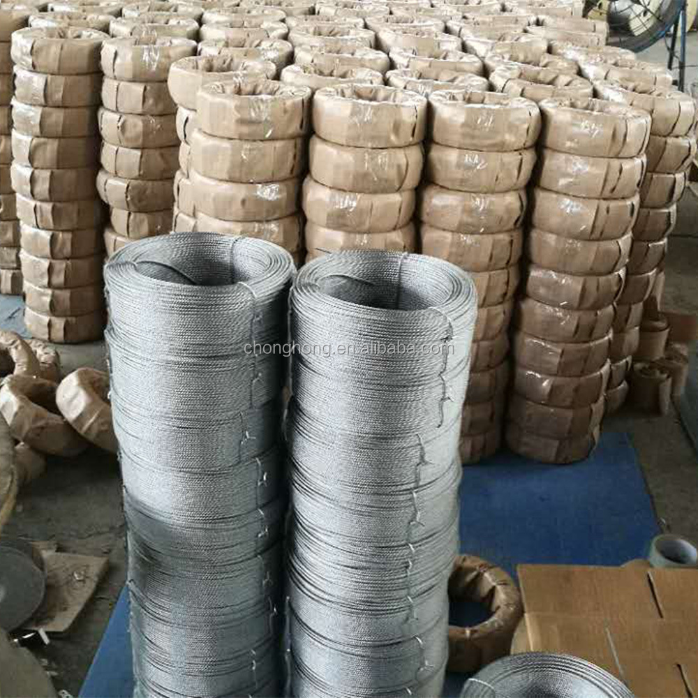 Galvanized PVC PU Coated Steel Cable Plastic Coated Wire Rope with GB Standard Diameter 2mm-38mm 7*19