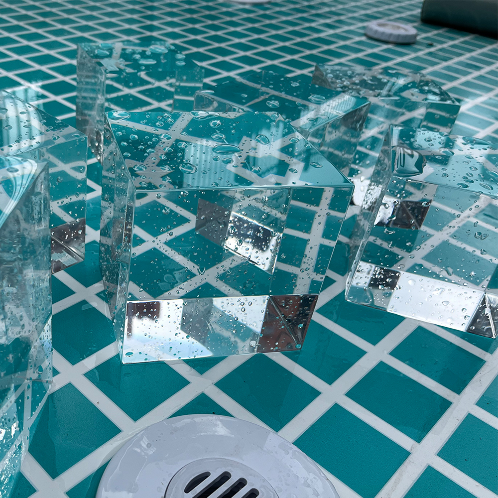 Custom Aupool Weather Resistance Swimming Pool Panel Acrylic