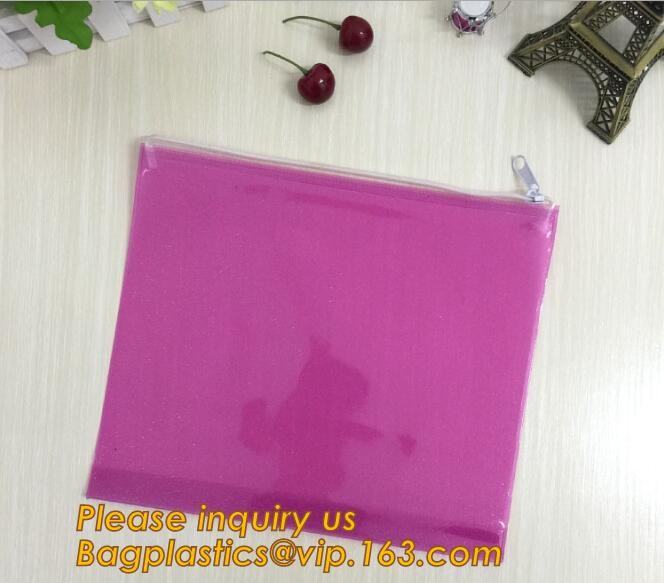 Plastic Bag OEM Custom PVC Loop Handle Image Printed Plastic Shopping Bag,Promotional Clear Waterproof Plastic Cosmetic