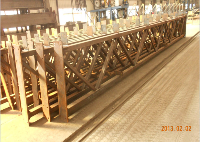 Q355B/Q235B Prefabricated Structural Steel Truss Metal Fabrication Services