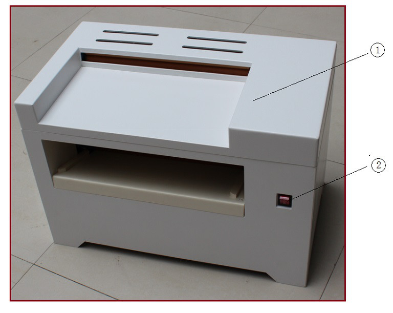360mm Wide X Ray Film Dryer With 200-240v 50 / 60hz 5a Power Hdl-350 Ndt
