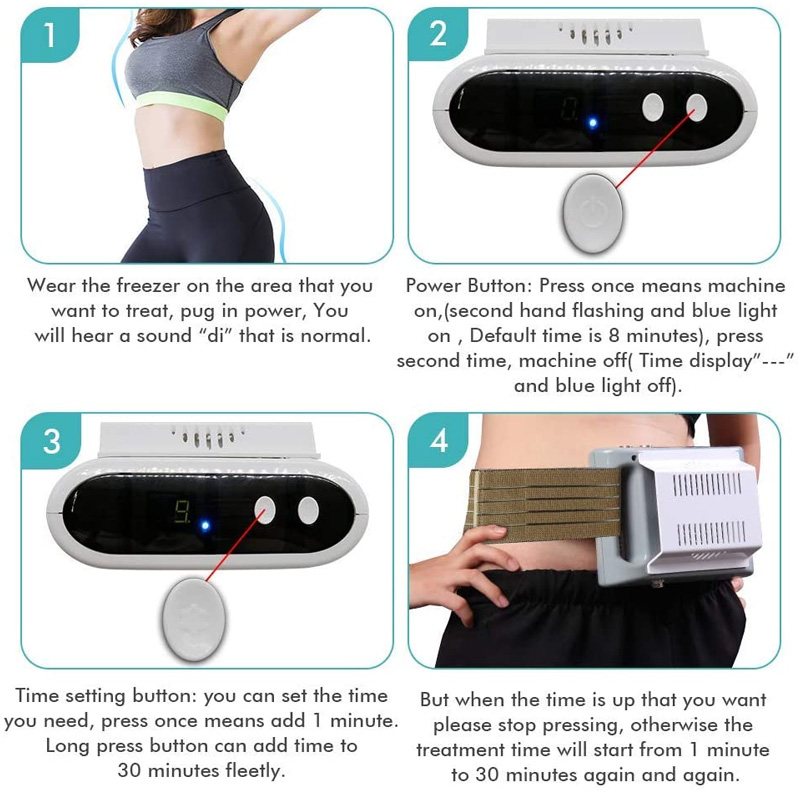 Home Use Fat Freezing Cryolipolysis Machine Cool Tech Body EMShapeing Machine