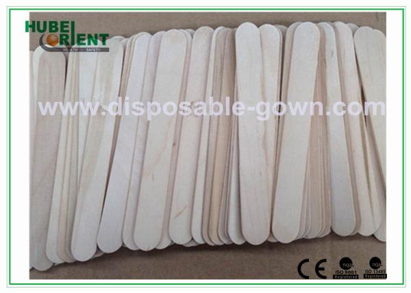 Surgical / Medical Hospital Disposable Products Wooden Tongue Depressor , 15*1