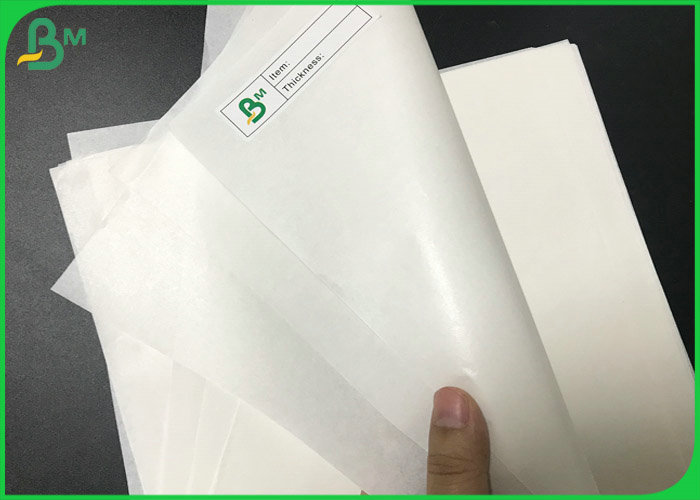 30gsm To 60gsm Coated Mg Bleached Kraft White Paper Roll For Food Packing