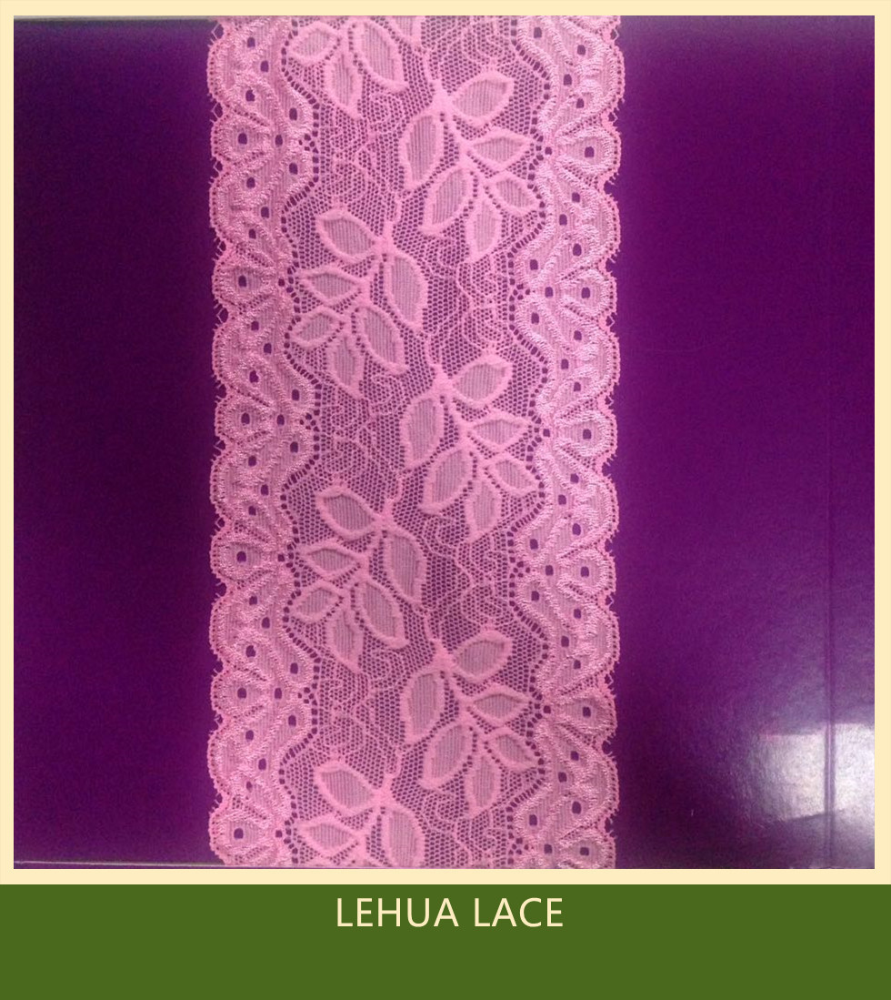 Hot Selling and nice quality Nylon Spandex Stretchy Brazil Lace from China