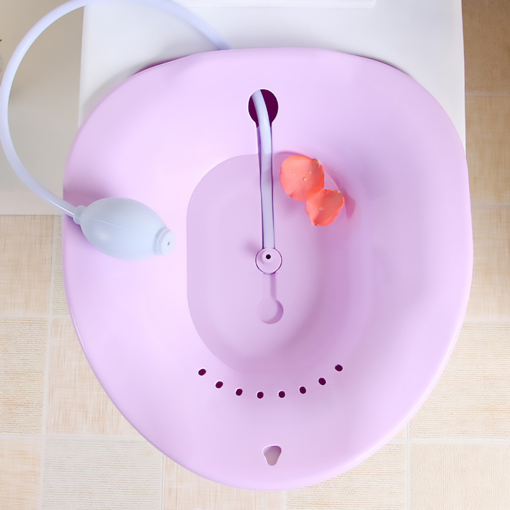Over the Toilet Seat for Yoni Steam and Sitz Bath Soak - Vaginal Steaming Tub - Basin for Hemorrhoids and Postpartum