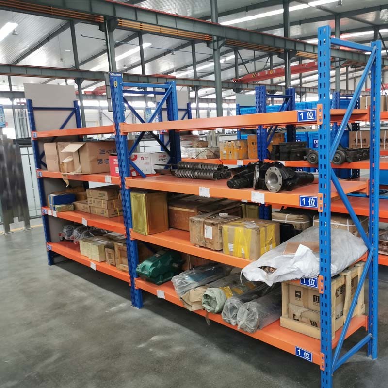 Metal Rivet Rack Shelving Adjustable For Supermarket Inventory Management