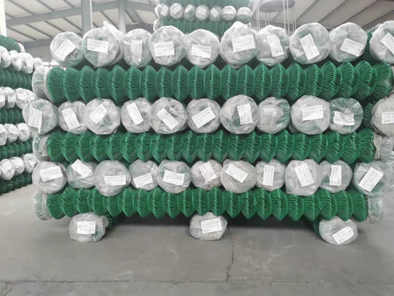 pvc wire mesh plastic coated chain link fence aquaculture purse seine orchard protection net pvc coated chain link fence