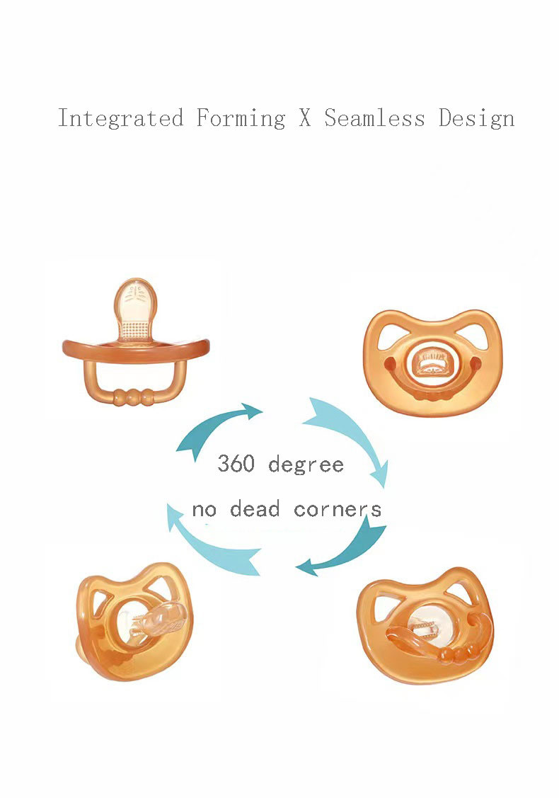 Baby'S Fun And Cute Liquid Silicone Pacifier To Soothe And Soothe Sleep