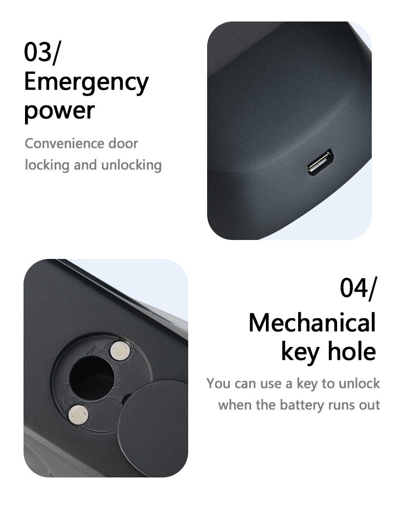 Fingerprint Wifi Door Lock With Camera Aluminum Alloy Video Door Lock