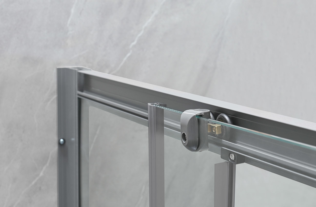Sliding Opening European Shower Enclosure With Alum Frame And 5/6mm Tempered Glass