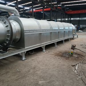 Biochar Processing Rotary Drying Machine / Production Plant