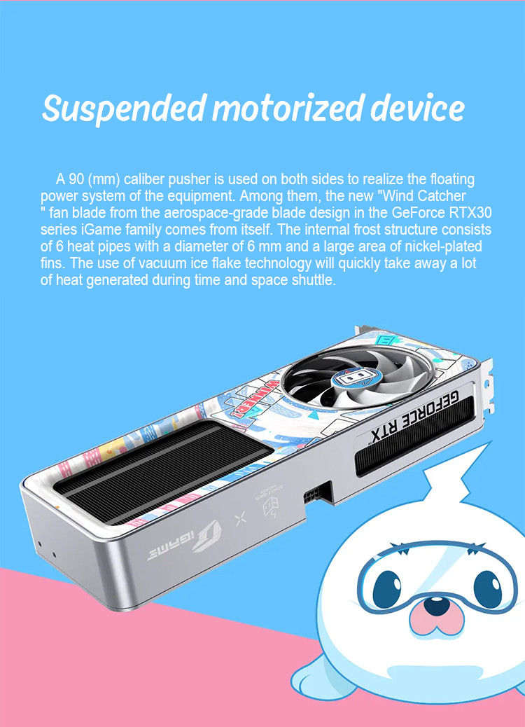 RoHS Quiet Graphics Card IGame GeForce RTX 3070 Ti Bilibili E Sports Edition OC 8G