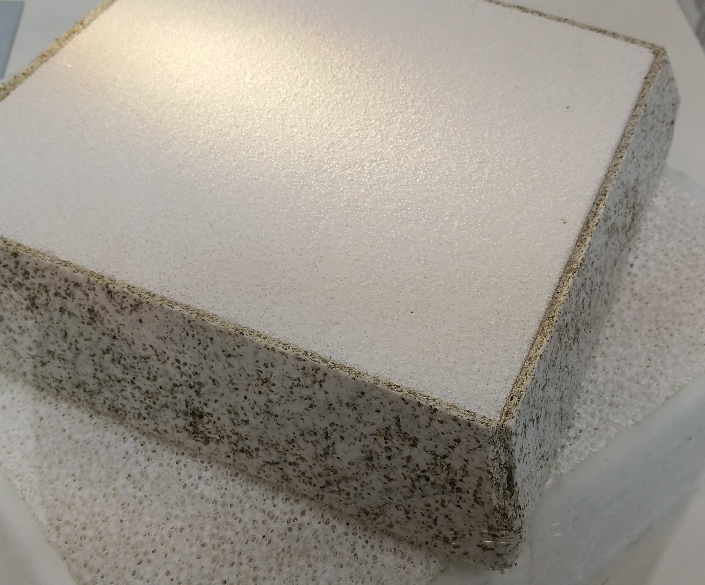 Single Plate Foam Ceramic Filter Molten Aluminium Filtration Box Inline Degassing Refining