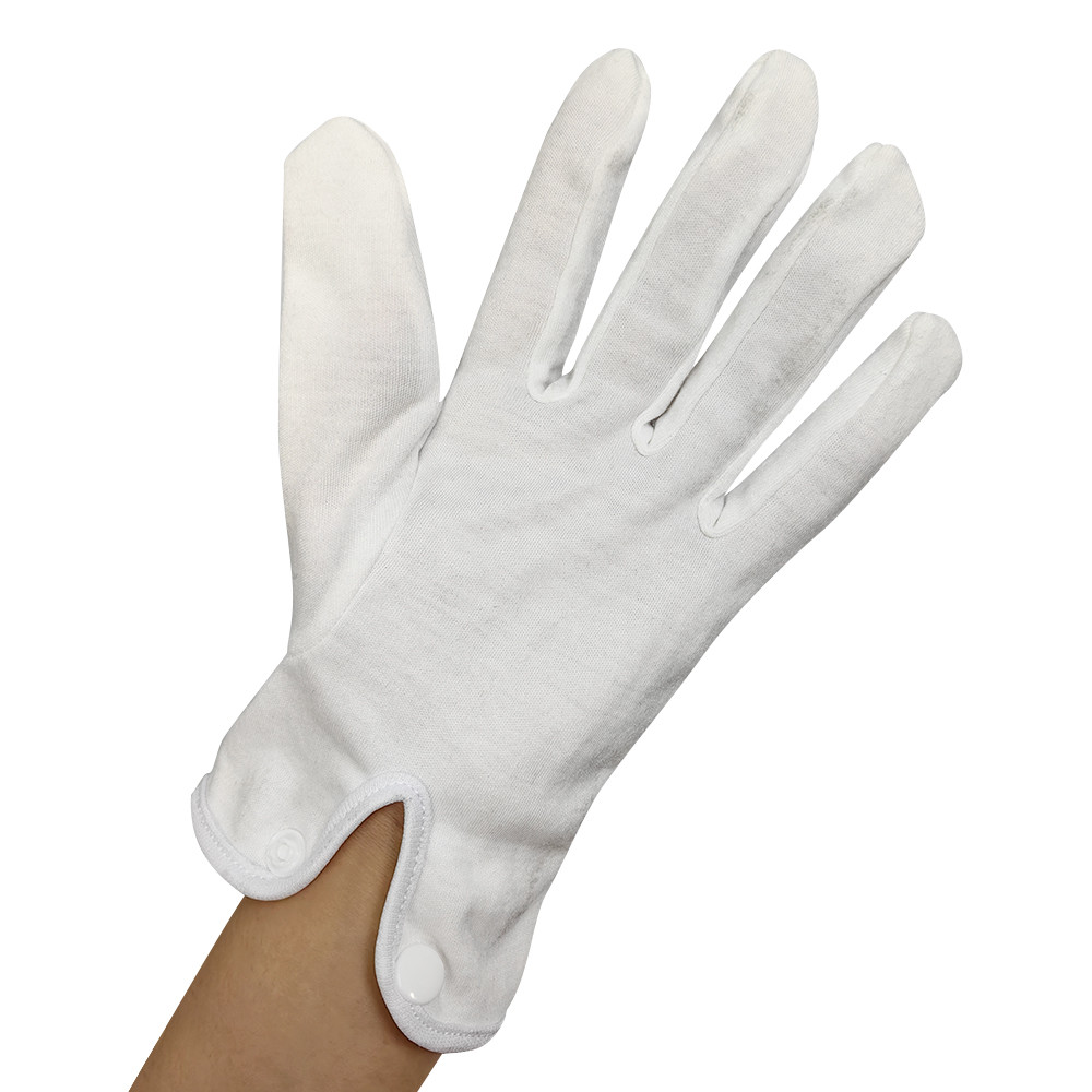 Breathable 100% Cotton White Jewelri Glove Ceremony Parade Honor Guard Formal Dress Gloves
