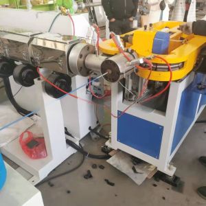 200 Kg/H Output PVC Single Wall Corrugated Pipe Extrusion Line Machine for