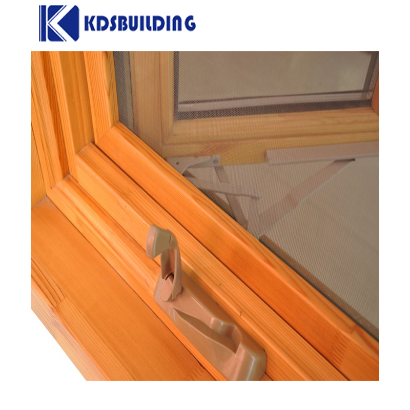 KDSBuilding Newest Style Double Glazed Window Wood Crank Out Windows For Villa