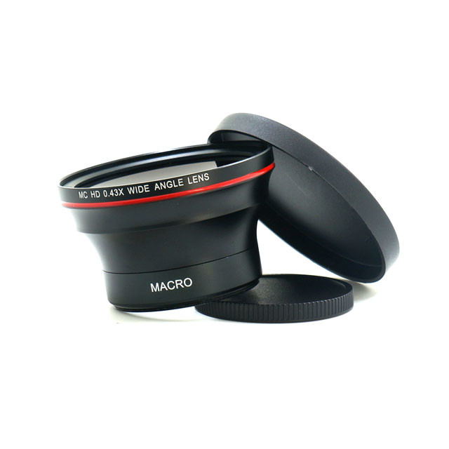 MC HD 0.43X High Definition Camera Lenses Wide Angle Lens For Dslr Camera