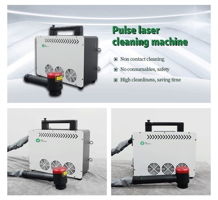 Backpack Handheld Pulsed Laser lazer Cleaning Machine For Rust Paint Oil Removal Portable Laser Cleaner