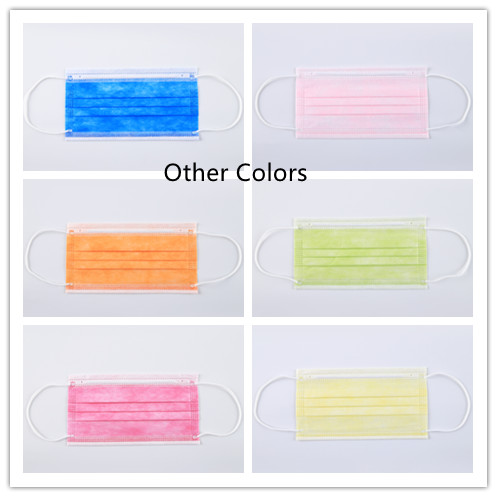 Disposable 3ply Medical Face Mask CE Class I Personal Respiratory Protection 3 Years 3 Plys CE ISO13485 Disposable Face Mask