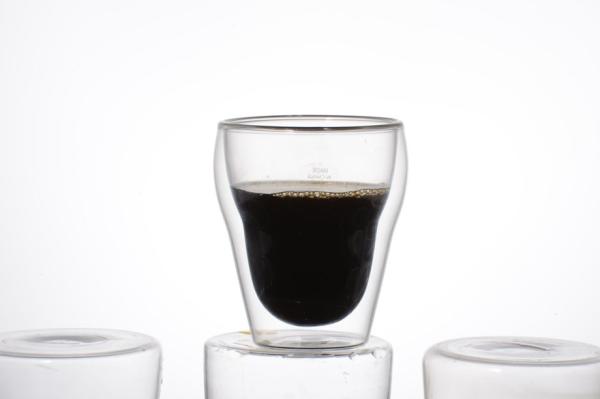 Double wall glass, Heat-resistant glass cup, borosilicate glass, Espresso, Latte