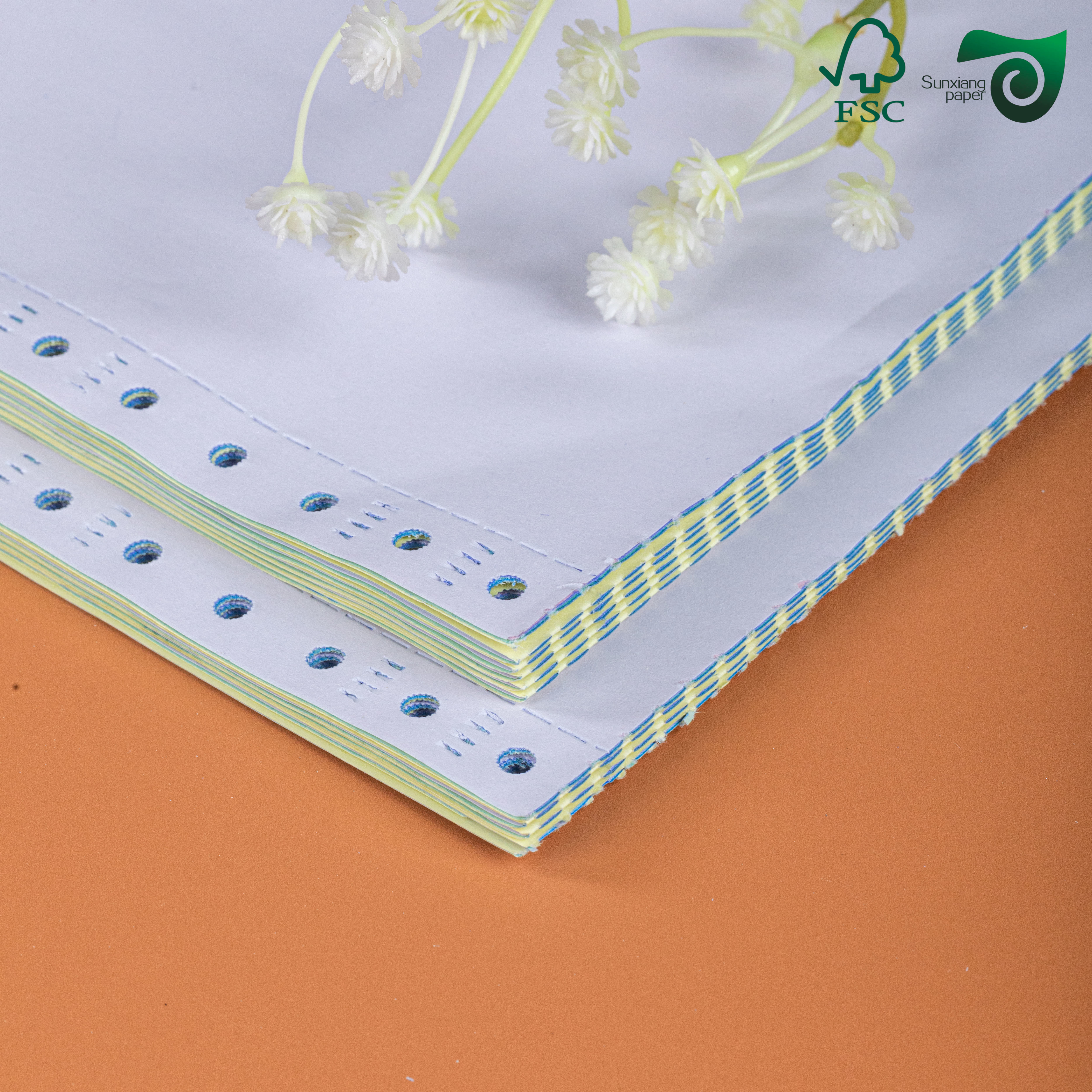 Receipt FSC Clean Hygienic Carbonless Paper Multiple Colours
