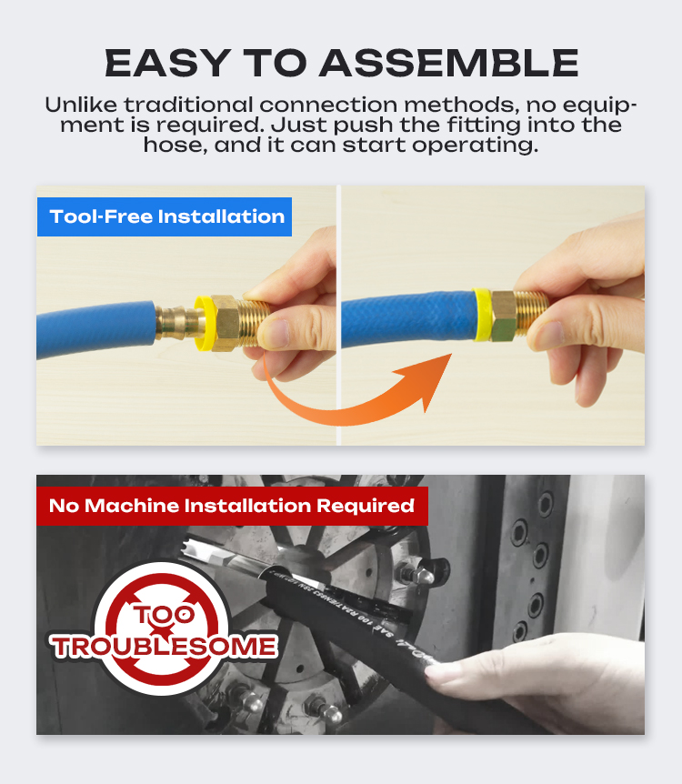 801 Series Push Lok Push On Hose Multi Purpose Hose For Automotive