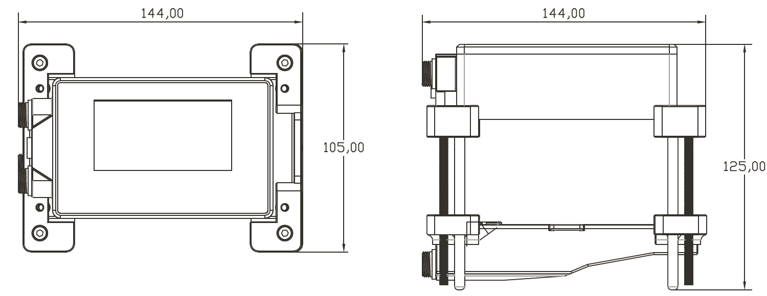 Modbus RS485 Communication Ultrasonic Flow Meter for Water or Other Liquid Medium