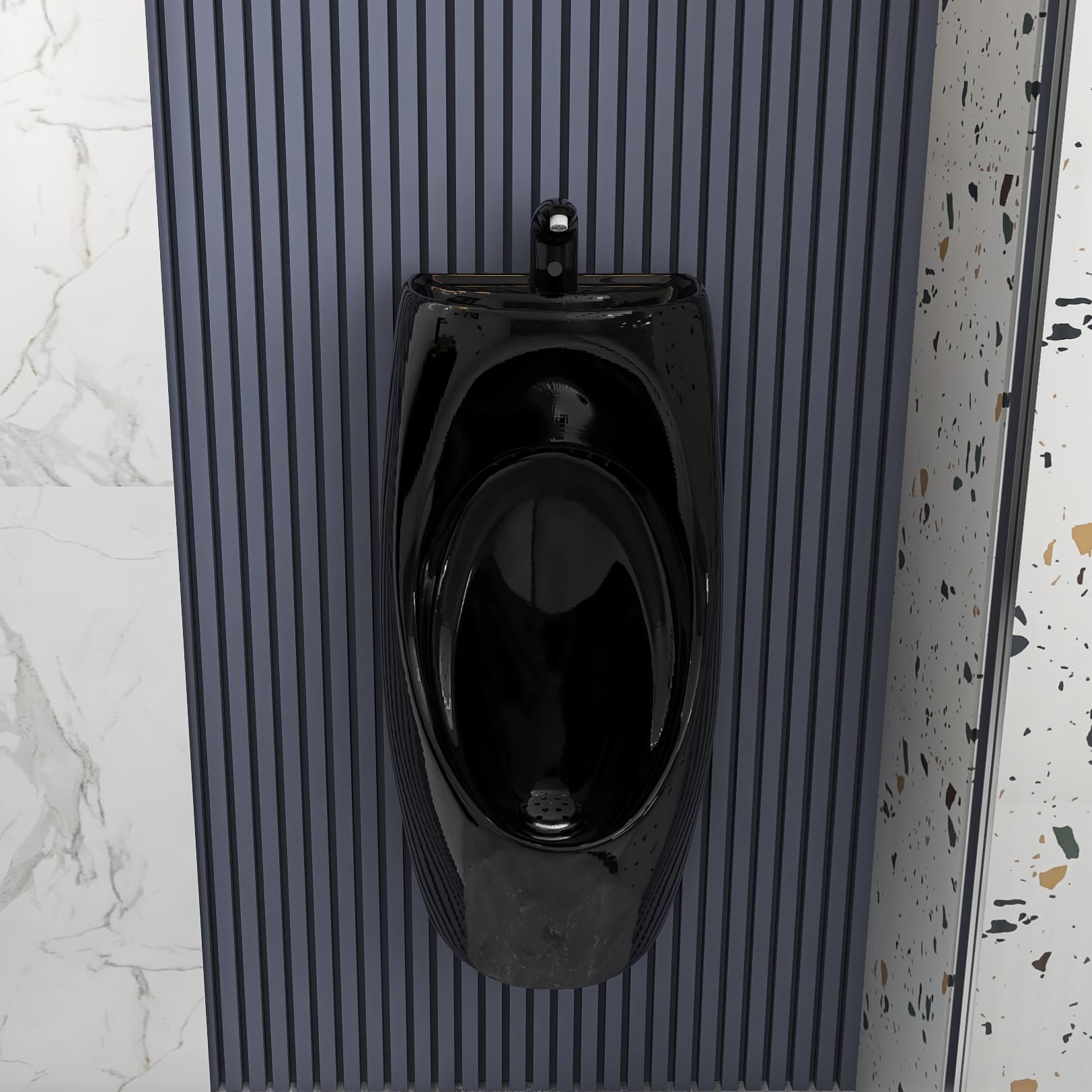 Convenient Hygienic Wall Hung Urinal 740*310*350mm Built In Filter