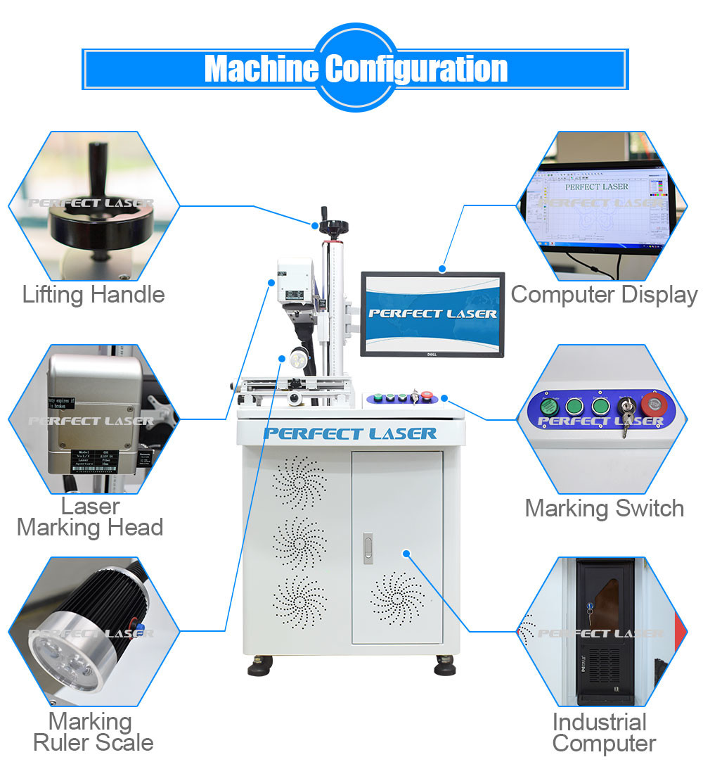 Small Size Metal Laser Ring Engraving Machine With LED Light Bulbs Lamp Tube