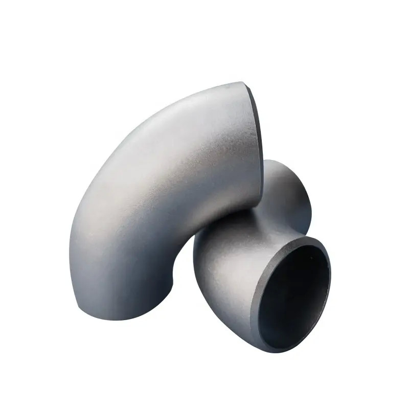 Super Duplex Stainless Steel Pipe Fittings UNS S32750 ASME B16.9 90D Elbow Long Radius Bend