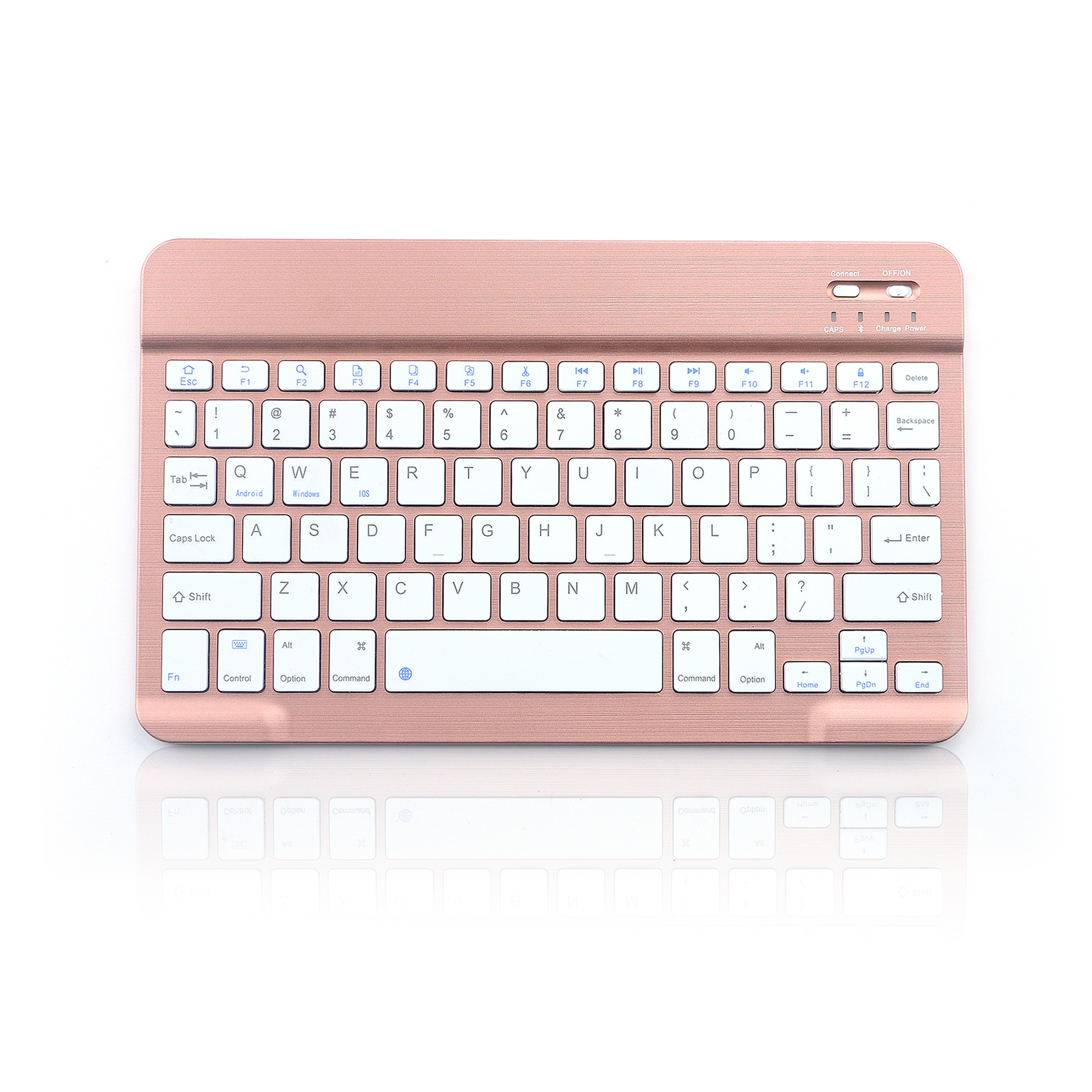 Universal Slim Rechargeable Portable Bluetooth Keyboard With Backlight