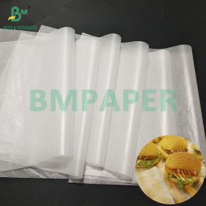 China 20gsm White Greaseproof Translucent Bread Mat Paper Wax Glossy Paper on sale