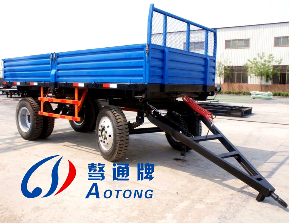 13 Ton Capacity Axle Small Mini Tractor Trailer for Walking Tractor