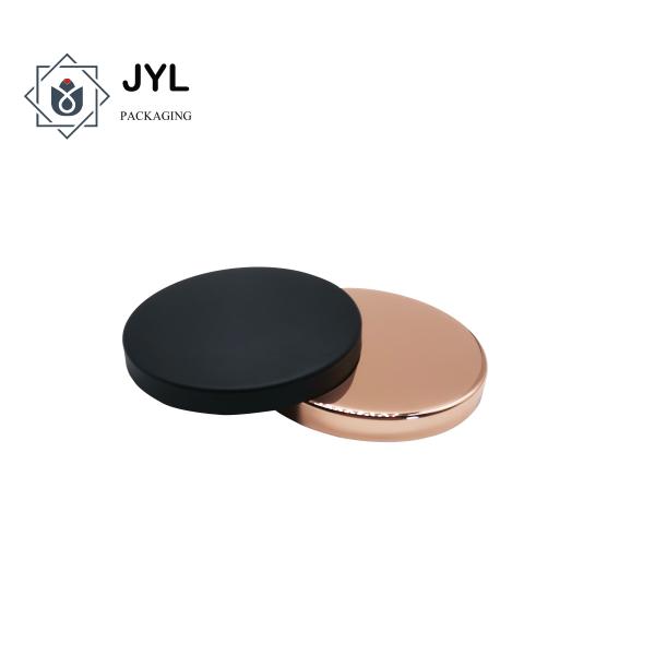 Quality Tin Black Metal Candle Lid Cover Reusable Multipurpose Leakproof for sale