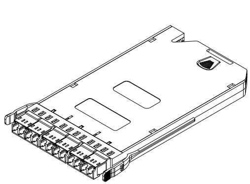 1U 144 Core High Density Fixed Patch Panel For Data Center
