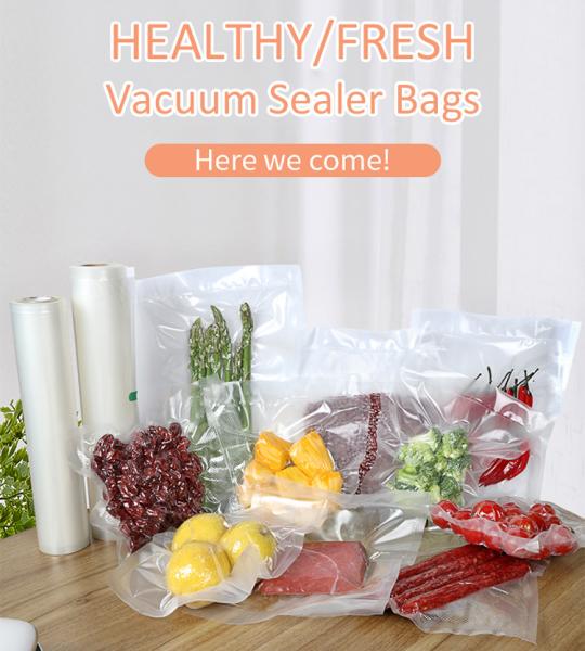5mil Flat Food Vacuum Sealer Bags 6x10 Inches 15.2 X 25.4 Cm For Food Preservati