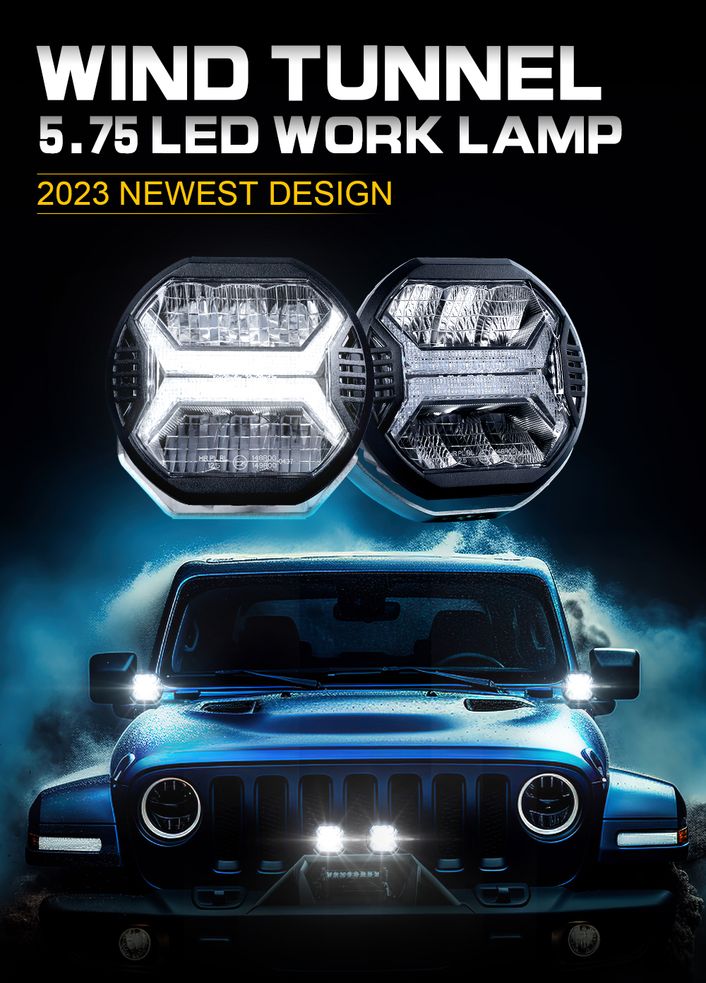 42W Off Road Work Light Suv Vehicle LED Work Lights For Truck