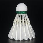 Stable Durable Nature Goose Feather Hybrid Badminton Shuttlecock With 2 Layer Pu