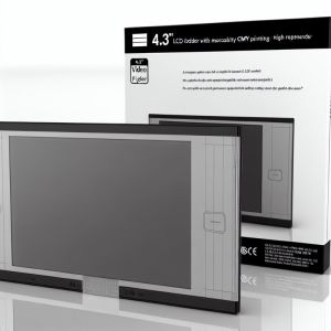 1920 X 1080 Pixels Resolution 4.3” LCD Video Folder with High Resolution and