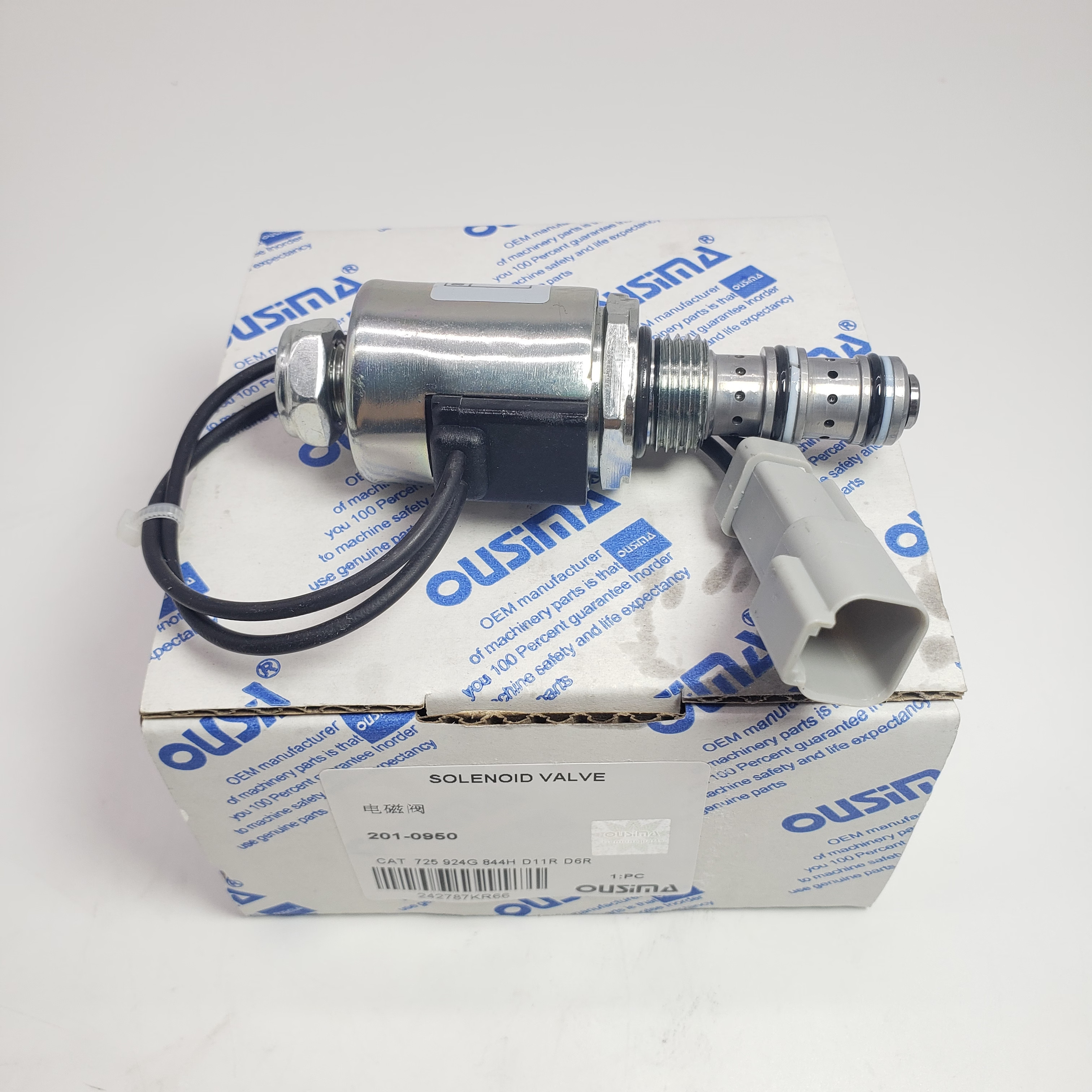Solenoid Valve 201-0950 2010950 For CAT 3056 3126 924G C9 C11