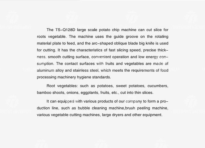 2.5KW 1500KG/H Chip factory slicing equipment slicing size 0.5-1.5mm adjustable